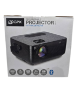 GPX Rechargeable Projector 1080P with Bluetooth HDMI USB MicroSD 5000 Lu... - $879.03 MXN