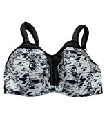 Panache Sport 5021B High Impact Sports Bra 36F Black &amp; White Abstract Print - $446.48 MXN