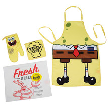 SpongeBob SquarePants 4-Piece Kitchen Set Yellow - £35.16 GBP