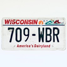  United States Wisconsin Dairyland Passenger License Plate 709-WBR - £13.17 GBP