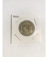 1962 Thailand (Year 2505) 1 Baht - Rama IX Coin Nice - $64.57 MXN