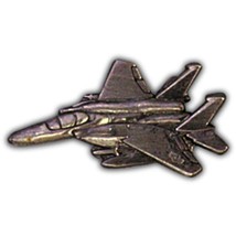 F-15 Eagle Airplane Pin Pewter 1 1/2&quot; - £6.64 GBP