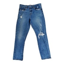 Levi&#39;s Premium Wedgie Fit Straight Leg Jeans Women&#39;s 30 Blue Denim Big E... - £34.46 GBP
