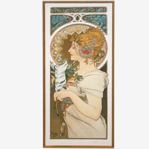 &quot;Quill&quot; By Alphonse Mucha, Print Signed And Numbered - £2,965.56 GBP