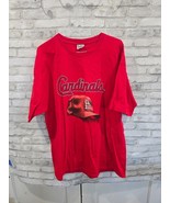 VTG Y2K LEE SPORT  St. Louis Cardinals T-Shirt Men 2XL XXL Red - $25.86 CAD