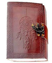 5&quot; X 7&quot; Dream Catcher Embossed Leather W/latch - £31.86 GBP