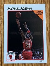 1991-92 Nba Hoops Most Valuable Player Michael Jordan Card Chicago Bulls #23 - $4.92