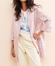 MSRP $200 Eva Franco Pink Shimmer Quilted Jacket Pink Size 3 X - $381.37 MXN