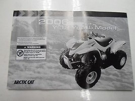 2006 Arctic Cat Y-12 Youth Model Operators Manual ATV BENT FACTORY OEM DEAL - $15.98