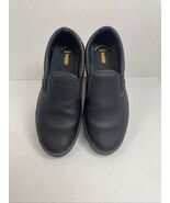 TredSafe Slip On Loafers Unisex Men’s Size 6 Women’s Size 7 Black Leather - $59.01 CAD