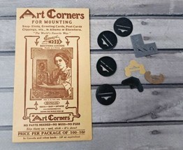 Engel Pocket Art Corners Samples USA 1930&#39;s Photo Mounting VTG Scrapbooking - £5.55 GBP