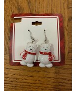Vintage Christmas Polar Bear Earrings - €15,99 EUR