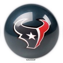 BLUE HOUSTON TEXANS NFL TEAM BILLIARD GAME POOL TABLE REPLACEMENT CUE 8 BALL