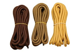 3 pair 5mm Heavy duty Round Boot Shoe Laces for Hiking Work Boots 48 54 60 63 72 - £7.54 GBP