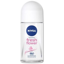 Nivea Fresh Flower Deodorant Roll-On Aluminum Free 50 ml / 1.69 fl oz - £16.77 GBP