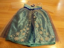 Size 4-6X Disney Frozen Queen Elsa Of Arendelle Costume Dress Up Halloween EUC - £25.65 GBP