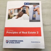 Champions School Of Real Estate Book 30-Hour Principles Of Real Estate 2 Texas - £14.38 GBP