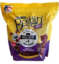  Purina Beggin&#39; Strips Bacon Flavor Dog Treats - 2 Lb. Pouch  - £21.10 GBP