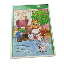 1994 Golden Frame Tray Puzzle Muppet Babies Twelve Days of Christmas - £10.55 GBP