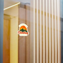 Retro Nature Vinyl Decal - &quot;I&#39;d Rather Be Climbing Mountains&quot; - Waterpro... - $7.21+