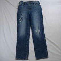 Gloria Vanderbilt 10 Amanda Classic Taper Light Wash Stretch Denim Jeans - £11.18 GBP