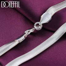 DOTEFFIL Sterling Silver Snake Chain Necklace Unisex Jewelry - $35.88