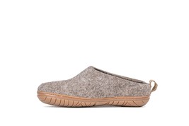 Woolly&#39;s Woollyes Outdoor Open Heel Slippers With Rubber Sole (Natural B... - $68.00