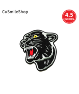 Black Panther Mascot Party Embroidered Morale Patch Iron on Applique 4.5... - $20.90