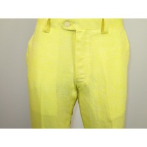 Men Premium 100% Linen Cocktail Suit by INSERCH Breathable and cool SU880 Yellow image 11
