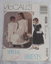 McCall&#39;s Pattern 4638 Girls Dress Special Moments Collection Sizes 10 12 Vintage - £5.79 GBP
