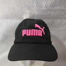 PUMA  Running Hat Black/Pink Spellout Adjustable StrapBack Cap Women’s - £9.46 GBP