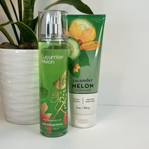 Bath &amp; Body Works Cucumber Melon Body Cream Lotion &amp; Fragrance Mist Full Size - $24.95