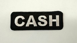 Johnny CASH Patch Iron/Sew on Outlaw Country Music Patch Embroidered Haggard - £4.30 GBP
