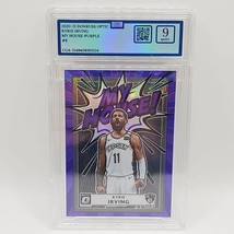 2020-21 Donruss Optic #8 Kyrie Irving My House Purple Graded 9.5 Basketball - $19.76