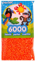 Bag of Perler Beads, 6,000 Count - Orange - $19.95