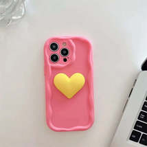Creamy Waves Phone Case with Love Heart Holder For Redmi Note 12 11 10 9 8 Pro A - £2.20 GBP+