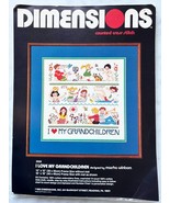 Vintage Dimensions I Love My Grandchildren Counted Cross Stitch Kit 12&quot;x... - £11.33 GBP