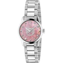 Gucci YA1265013 Pink Dial Stainless Steel Strap Ladies Watch - £664.25 GBP