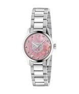 Gucci YA1265013 Pink Dial Stainless Steel Strap Ladies Watch - £664.25 GBP