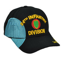 24th Infantry Division &amp; Logo on a black ball cap - £17.43 GBP