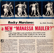 1952 Rocky Mariano Joe Louis Boxing Match Article Police Gazette Sports ... - €21,53 EUR