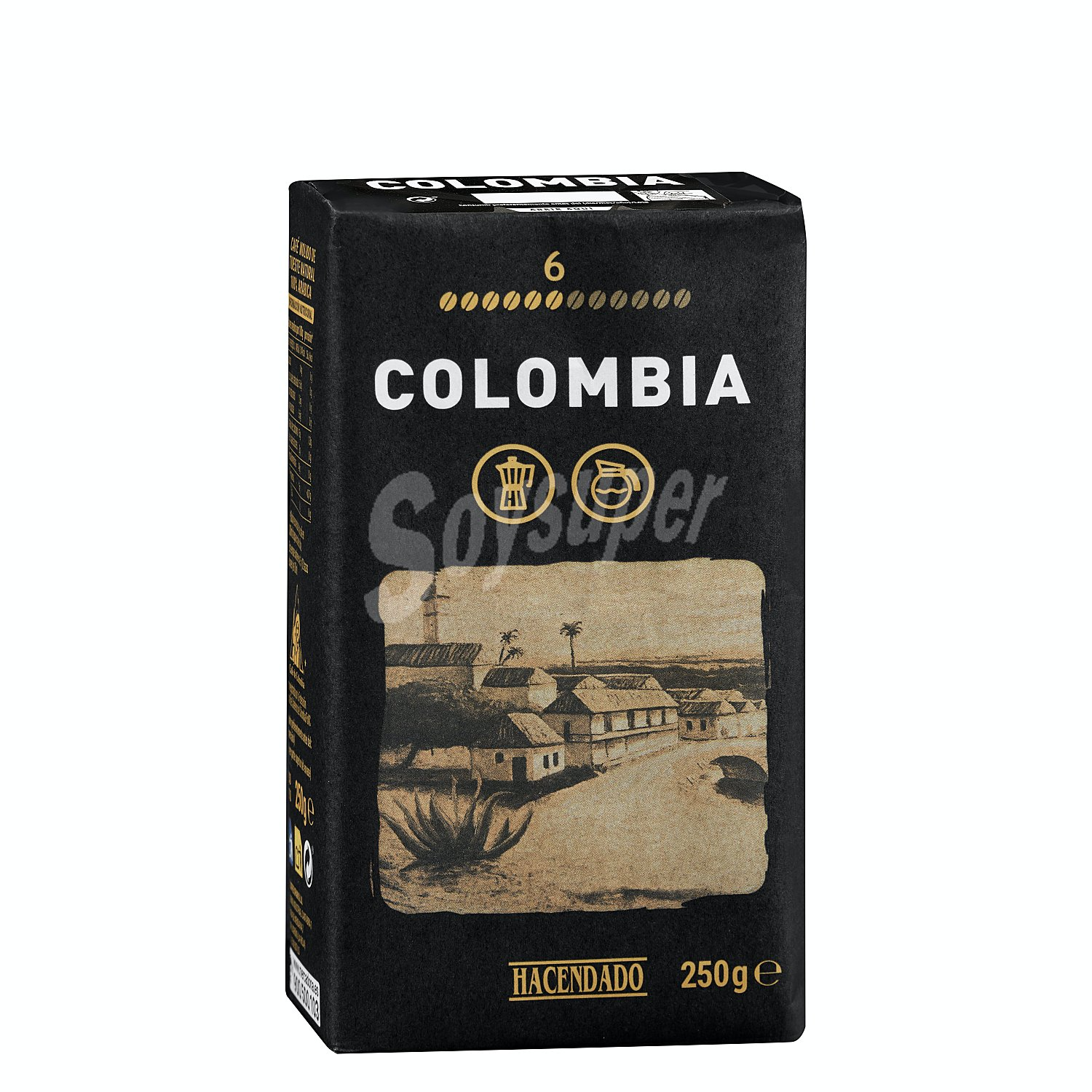 Ground Coffee BRAZIL & COLOMBIA 2x 220g Delta Portugal Cafe Total 440g -  0.97lb