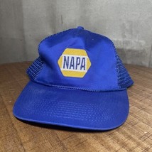 Vintage NAPA Baseball Trucker Hat Adjustable auto parts Blue Rope - £11.18 GBP