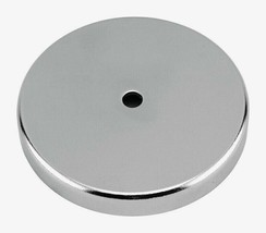 Master Magnetics .44 in. Ceramic ROUND BASE MAGNET Silver 95 lb. Pull 1p... - £25.79 GBP
