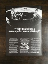 Vintage 1969 Panasonic 8-Track Tape Car Stereo Full Page Original Ad 324 - £5.46 GBP