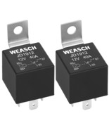2 Pack JD1912 Car Relay, 12V 40A, 4 Pins SPST, Automotive Switches and S... - €7,73 EUR