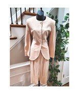VTG New Classics Casual Corner Beige Single Breasted Blazer&amp; Skirt 2 Pc&#39;... - $203.77 CAD