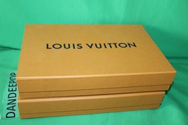 2 Louis Vuitton Classic Luxury Rectangle Magnetic Closure Empty Gift Boxes - £27.65 GBP