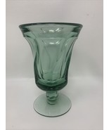 1 Jamestown Green Fostoria Elegant Glass Swirl 2719 Stem 6&quot; ICED TEA Goblet - £16.36 GBP
