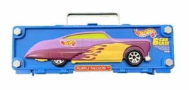 Hot Wheels 1998 Purple Passion Empty 6 Car Carrying Case Handle - £10.18 GBP
